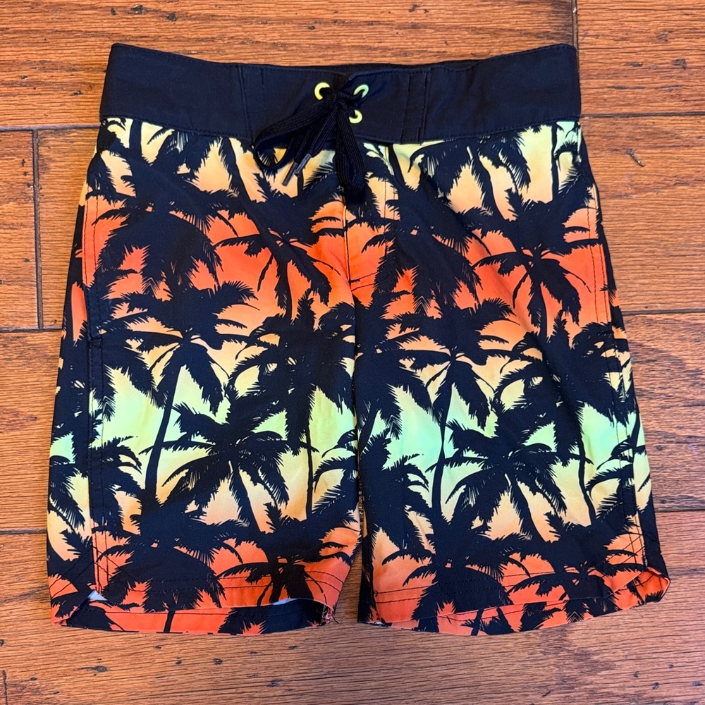 Art Class Kids Palm Tree Swim Trunks